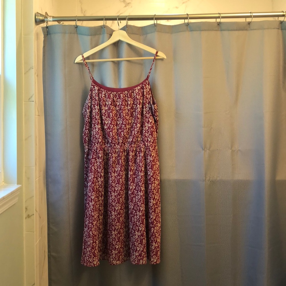 Loft clover print dress